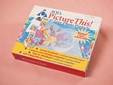 AOL's Picture This Photo Projects CD-ROM Software Windows 95/98 Open box
