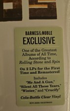 RARE USA Little Earthquakes B&N EXCLUSIVE Cola-Bottle Clear Vinyl Tori Amos New