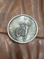 Vintage Dirt Biking Belt Buckle