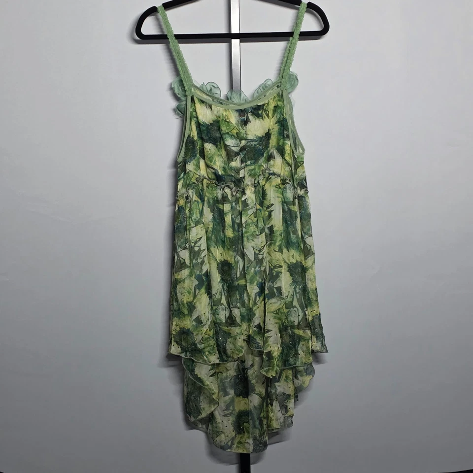 Vestido de fiesta Y2K Pretty Angel malla de seda deslumbrante mini hada grunge coqueta Foto 3 de 4