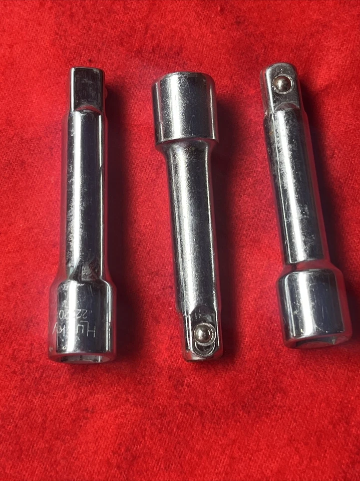 MIXED SET OF 3 SOCKET EXTENSIONS (HUSKY, ALL-TRADE, (UNBRANDED) 3/8” DRIVE (t41) - Image 2 of 4