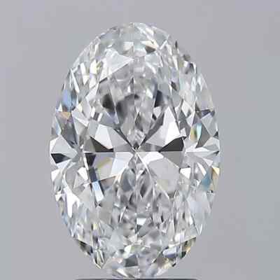 Loose CVD Diamond 1.90 Ct (7x9 mm) Oval -D Color, IF CLARITY Certified Diamond