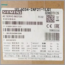 siemens 1 PIECE New In Sealed Box PLC UNIT 1FL6034-2AF21-1LG1 AC SERVO MOTOR