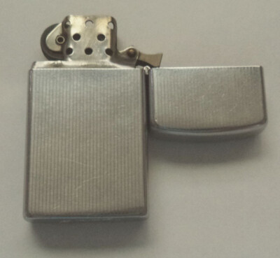 Zippo Slim Lighter 56-57 Original Cobra Head Insert * Rare * Hard