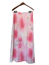 Women's Authentic Oilily "Xiloy" Pink Floral Lined Skirt Size 38