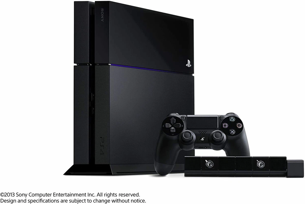 PlayStation 4 Jet Black 500GB PlayStation Camera Bundled Version