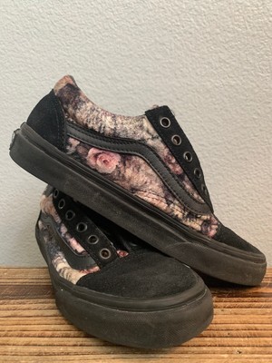 floral velvet vans