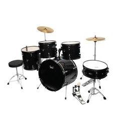  MUSIC SALE! Full Size Acoustic Drum Kit +Cym...
