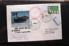 FLIGHT special 34° GIRO AEREO SICILIA  signed  (ROS4067