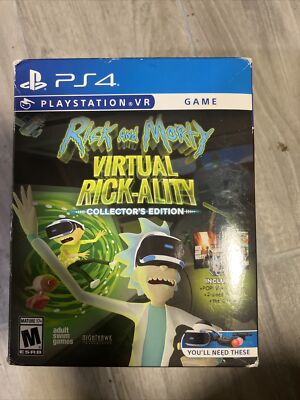 Rick & Morty: Virtual Rick-ality Collector's Edition Sony PlayStation 4 new