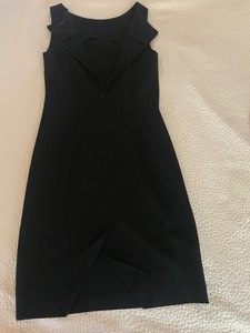 theory black sheath dress