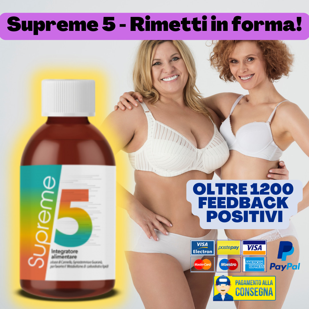 Supremo Slim 5 Offerta Integratore Dieta - Miglior Prezzo Dimagrante