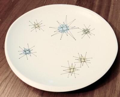 Franciscan Starburst Salad Plate Near Perfect MCM 1950s Space Age