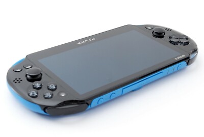 PSVITA PCH-2000 ブルー/ブラック SONY PS VITA PCH-2000 Wi-Fiモデル 本体 すぐ遊べるセット 純正