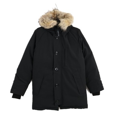 CANADA GOOSE 3425JM VANCOUVER hoodie down Jacket S/P black | eBay