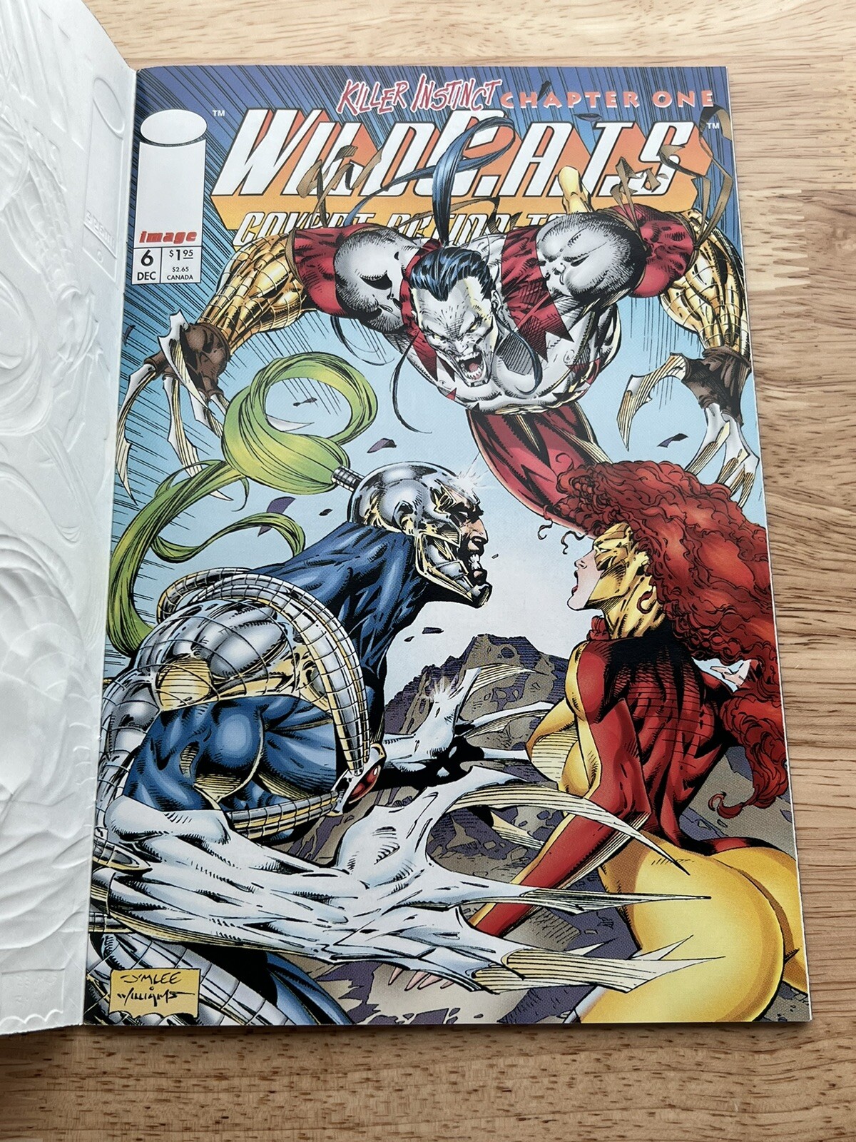 Image Comics Wildcats 6 Gold Plated Comic Killer Instinct Chapter One S L1600 