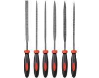 Mini Holzraspel Raspel Set 6-Tlg Flach,Rund,Halbrund,Dreikant,Vierkant 170Mm NEU