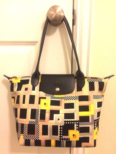 auth longchamp modele depose le pliage medium tote bag