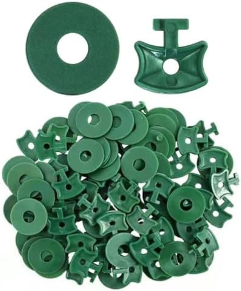 Fibbie di Fissaggio per Serre da 100 Pezzi E Chiusure per Serre da 100 Pezzi, At