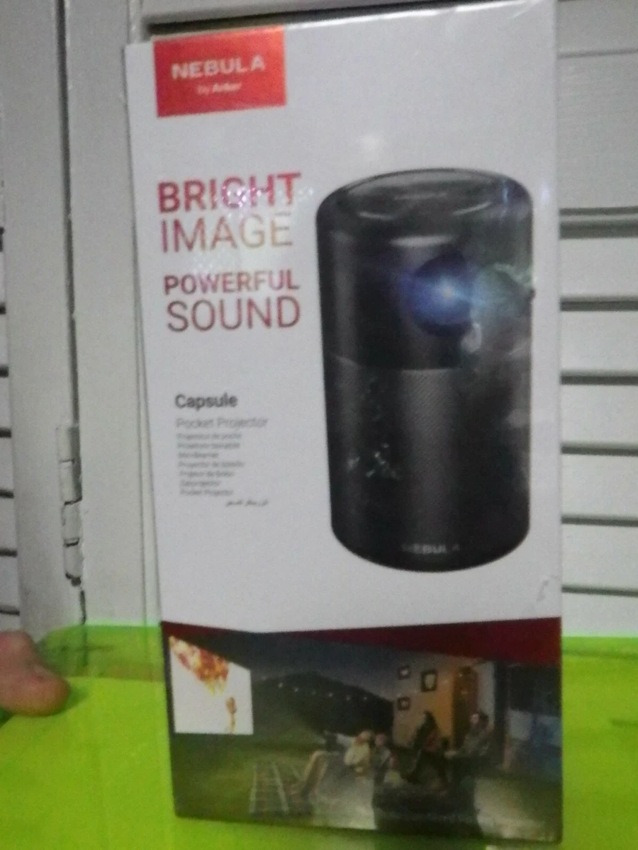 Anker Nebula Capsule Smart Portable Projector 100 ANSI Lumen 360° Speaker NEW