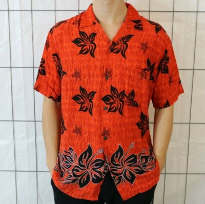 Ocean Current Vintage Hawaii Herren Hemd Gr. S Kurzarm Hawaiihemd Shirt OG2