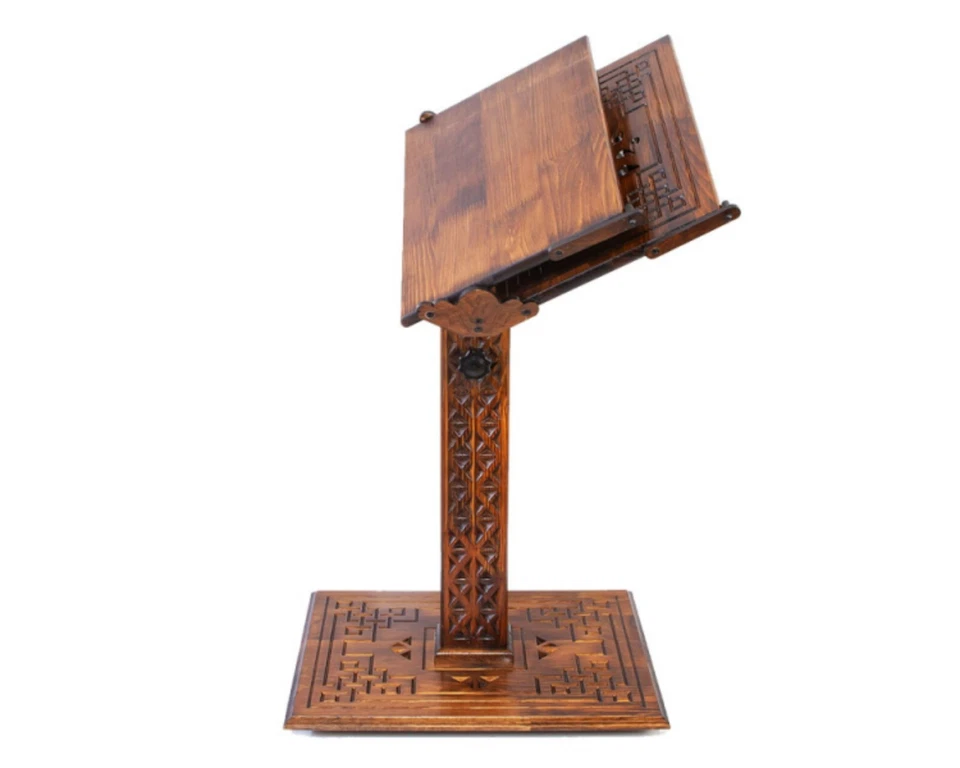 Islamic Book Stand Height Adjustable, Quran, Bible, Torah Holder Lectern, Rihal, Foto 3 de 4