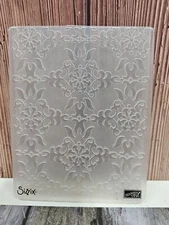 Stampin’ Up! VINTAGE WALLPAPER Embossing Folder USED