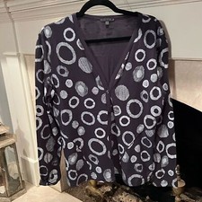 Oska Button Front Lightweight Designer Jacket Size 8 / 10 Nwot