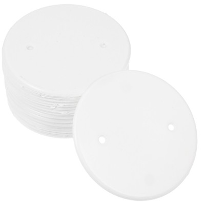 Garvin Industries 5 Inch White Ceiling Blank-Up Covers - 1/4 Inch Tapered Edge