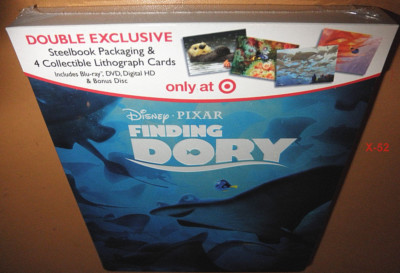PEDRO DVD Blu-ray　6枚セット Finding Dory Steelbook blu ray dvd w 4 lithograph target cards