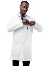 Adar Universal Stretch Unisex Lab Coat - 36" Snap Front Lab Coat