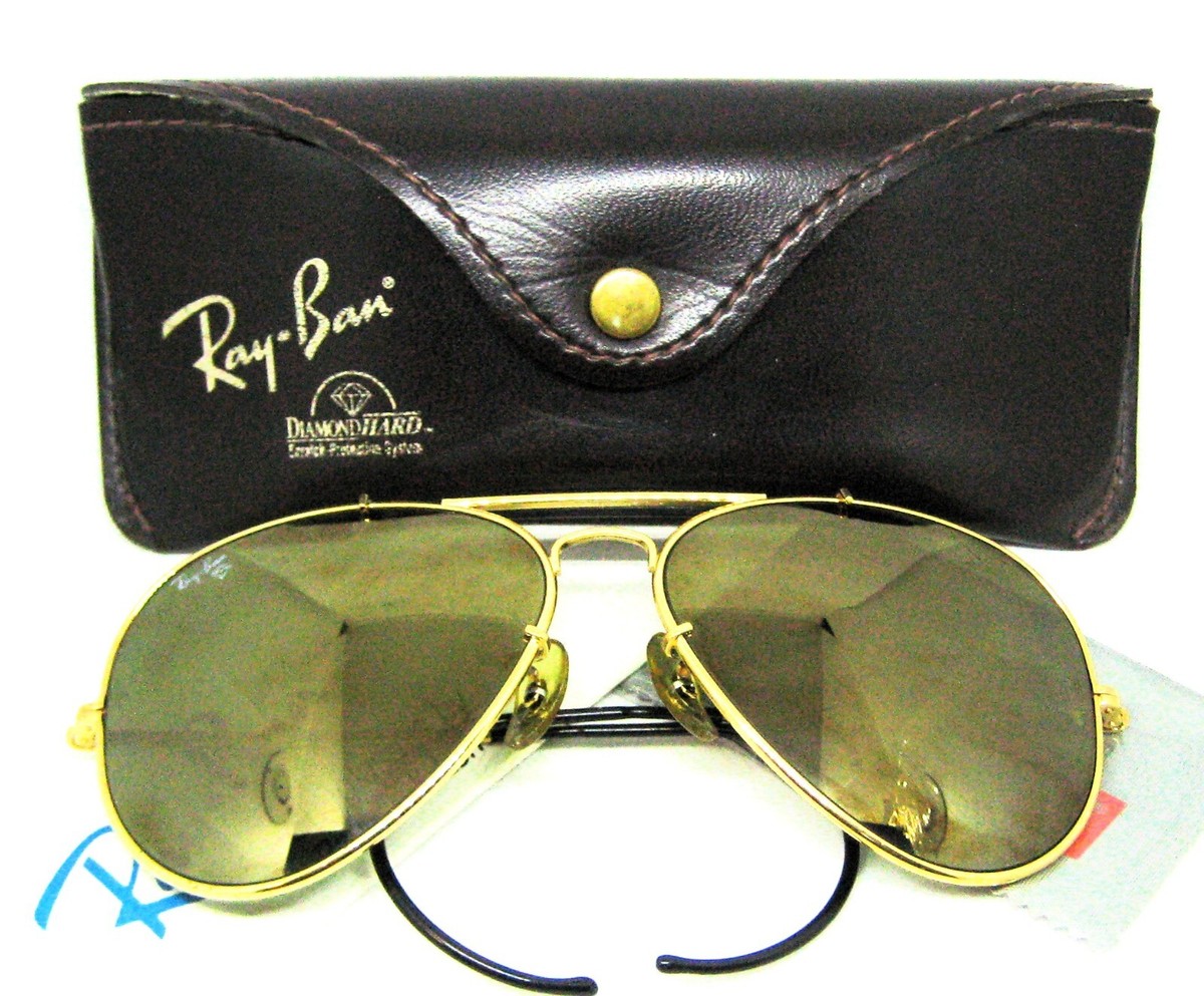 小物 B&L U.S.A RAY-BAN Vintage B&L Ray Ban USA Outdoorsman II 62-14 Gold Frame