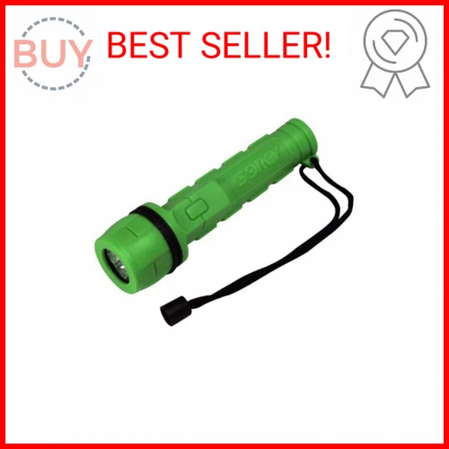 Dorcy Weather Resistant Rubber LED Flashlight with Lanyard, Assorted Colors (41-