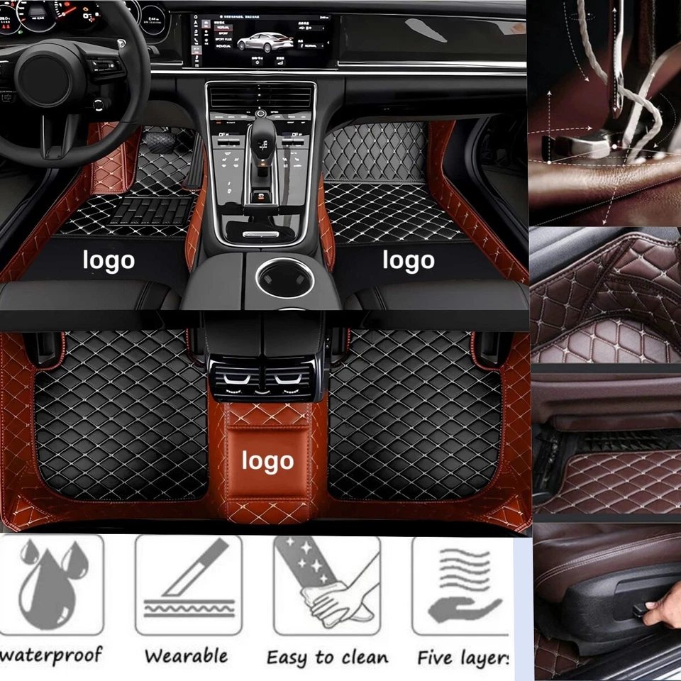 Alfombrillas impermeables aptas para Mercedes-Benz Clase S revestimiento automático alfombrillas coche Foto 3 de 4