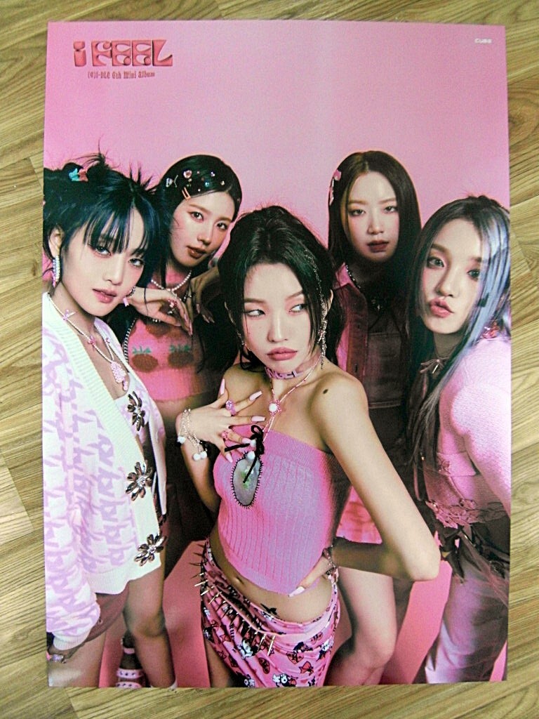 G) I-DLE G-IDLE - I FEEL (TYPE C) [ORIGINAL POSTER] *NEW* K-POP | eBay
