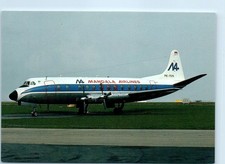 Mandala Airlines Viscount 838 Airplane, Jakarta, Indonesia Postcard
