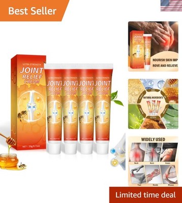 Ultra Strength Joint Gel for Knees, Neck & Back - 4 Travel-Sized Ointments