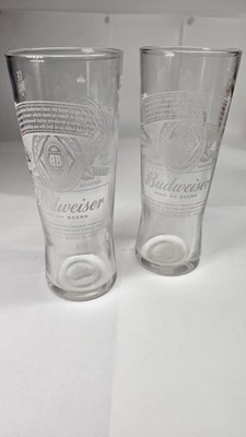 Budweiser - King Of Beer Half Pint Gläser Paar