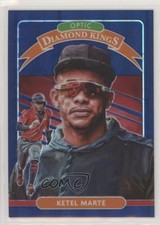 2020 Donruss Optic Diamond Kings FOTL Blue Pandora Prizm 23/99 Ketel Marte 0q3