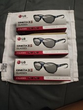 LG 3D glasses NEW 3 Boxes 6 Glasses Cinema Movie TV Glasses AG-F310