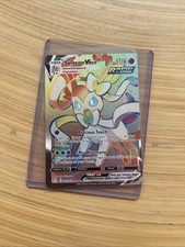 Sylveon VMAX 211/203 Evolving Skies Rainbow Secret rara carta Pokemon TCG quasi nuova