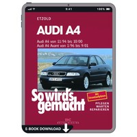 Audi A4 Quattro Typ 8D 1994-2000 So Wird's Gemacht Werkstatthandbuch E-Book