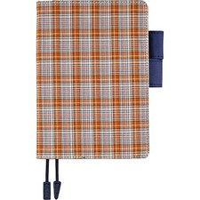 Hobonichi Techo Original A6 Notebook Cover Shirt Fabric Brown Check