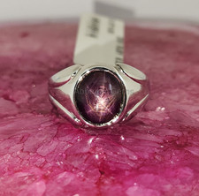 Star Ruby Handmade Ring Free Flow Vintage Traditional Skill 925 Sterling Silver