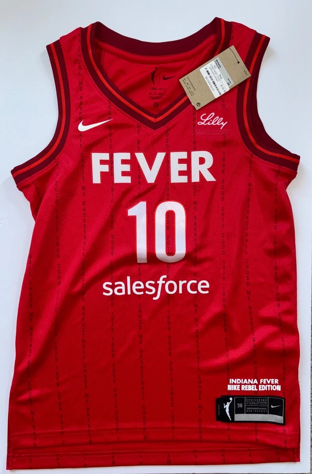 LEXIE HULL SIGNED INDIANA FEVER NIKE REBEL SWINGMAN JERSEY WNBA STANFORD BAS - Image 3 of 4