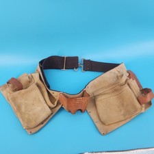 Vintage America's Choice CLC A427X Leather Carpenter Tool Belt Pouch Made USA