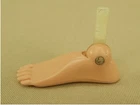Vintage 1964 Hasbro GI Joe Action Figure Left Foot Leg Body Parts C7