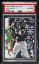 2020 Topps Holiday WalMart Mega Box Luis Robert #HW2 PSA 10 GEM MT 16cs