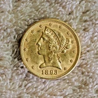 1893 $5 Liberty Head Half Eagle Gold Piece/Coin  VERY NICE! GREAT PRICE!