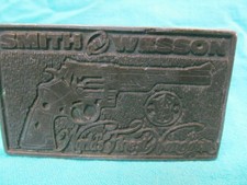SMITH AND WESSON WORLD'S FINEST HANDGUN BELT BUCKLE